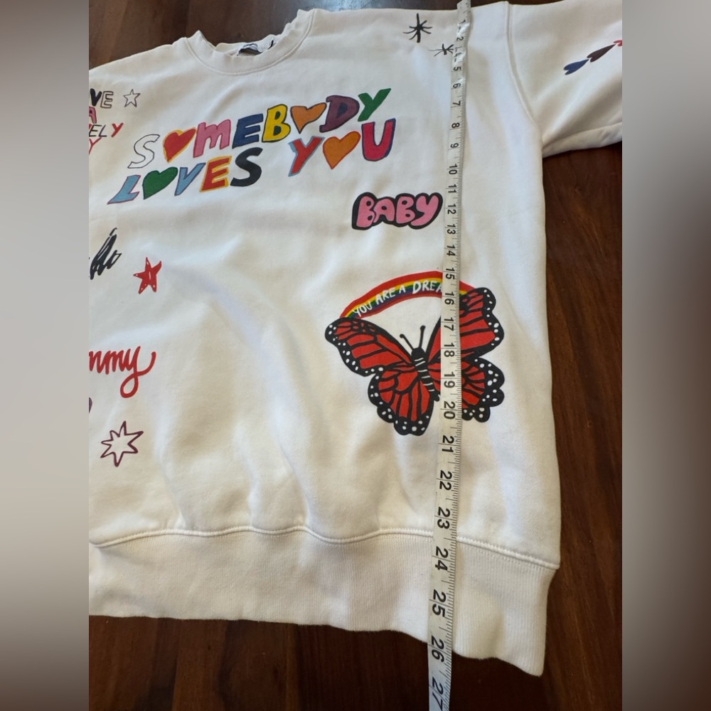 Colorful Graphic Women's Sweatshirt - Picture 11 of 13